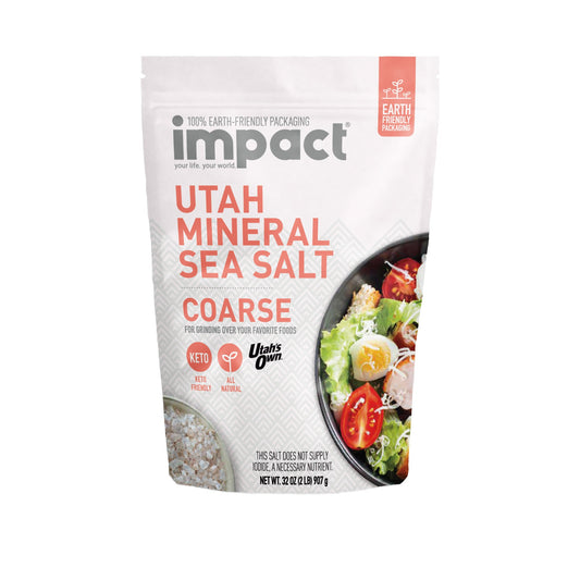 Utah Mineral Sea Salt COARSE GRAIN (Case of 8)